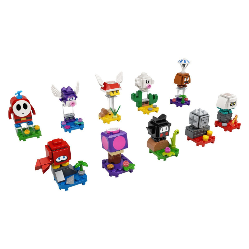Postavičky Super Mario 2. s&eacute;rie - kompletn&iacute; s&eacute;rie (10 postaviček)