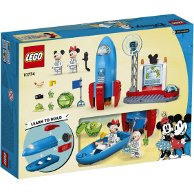 Myšák Mickey a Myška Minnie jako kosmonauti