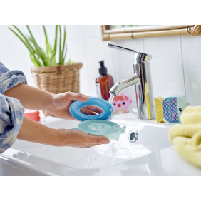 Legrace ve vaně: Plovoucí ostrov se zvířátky