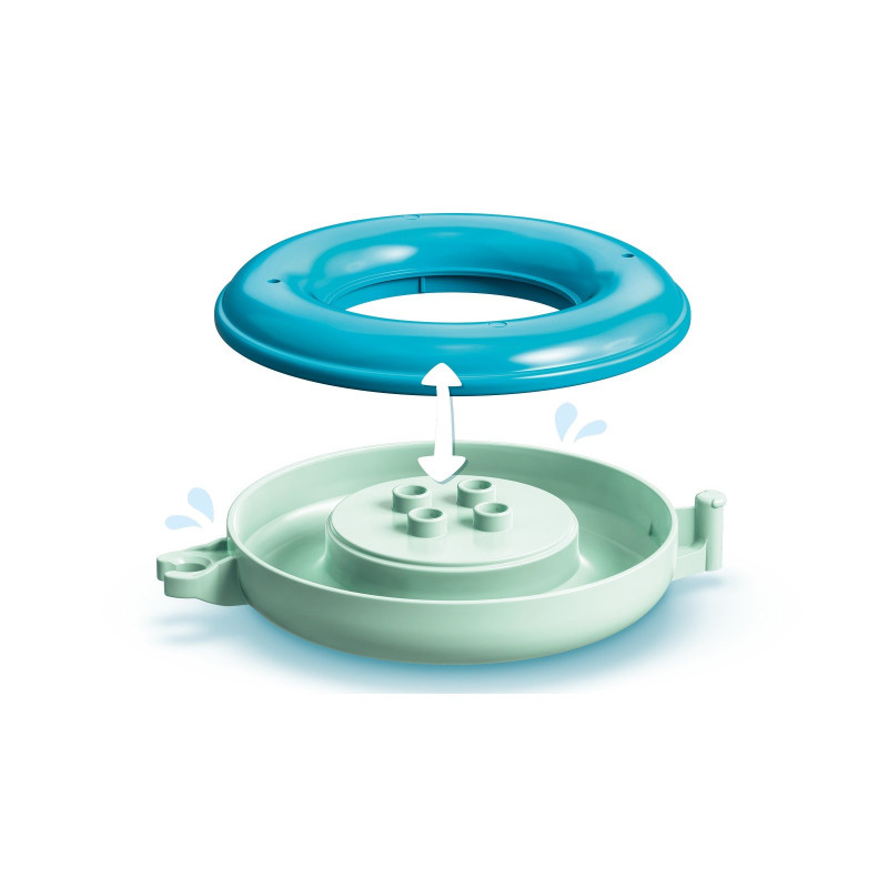 Legrace ve vaně: Plovoucí ostrov se zvířátky