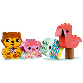 Legrace ve vaně: Plovoucí ostrov se zvířátky