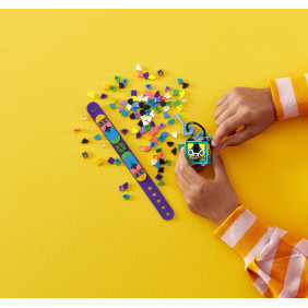 Neonový tygr – náramek & ozdoba na tašku