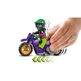 Kaskadérská wheelie motorka