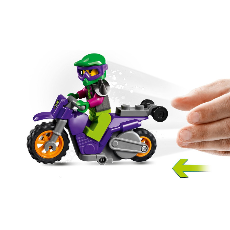 Kaskadérská wheelie motorka