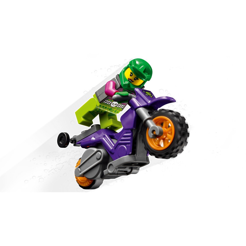 Kaskadérská wheelie motorka
