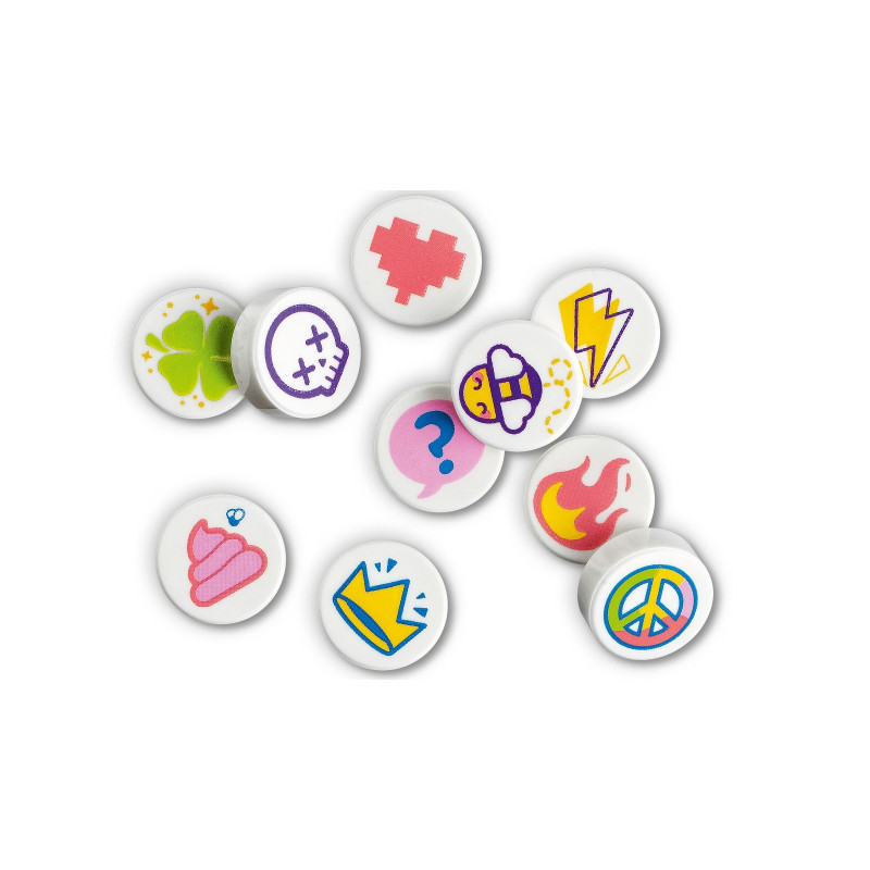 Mega balení ozdob na tašku – zábavné vzkazy