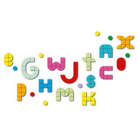 Záplava DOTS dílků – písmenka