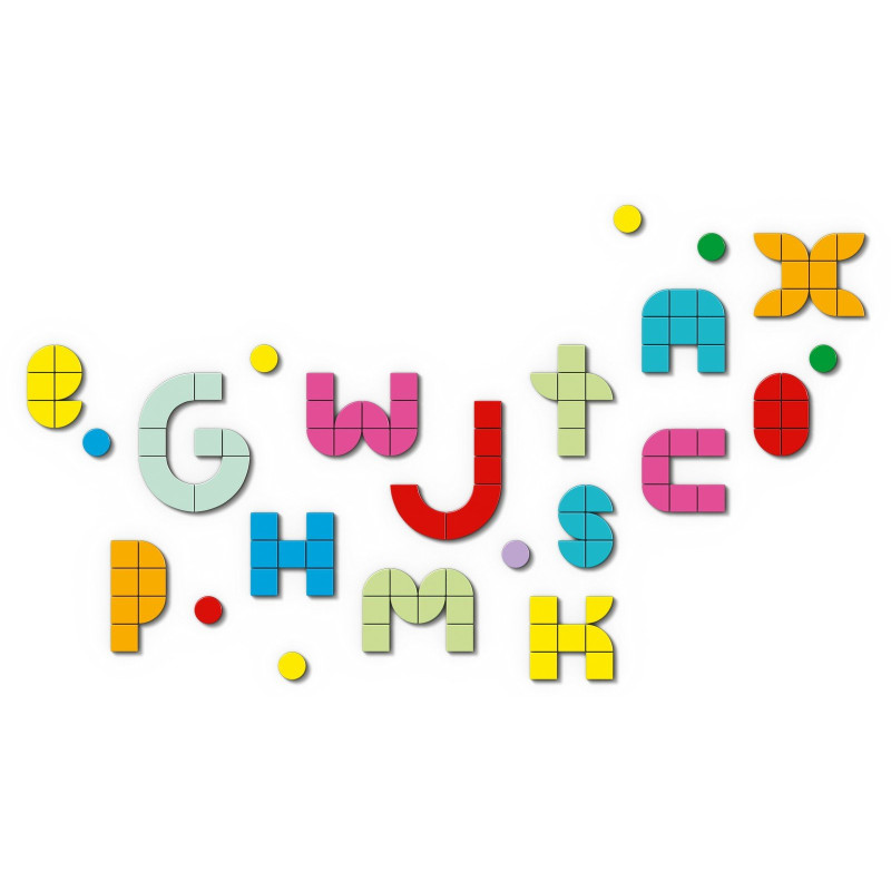 Záplava DOTS dílků – písmenka