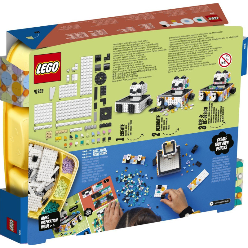 Roztomilá pandí přihrádka