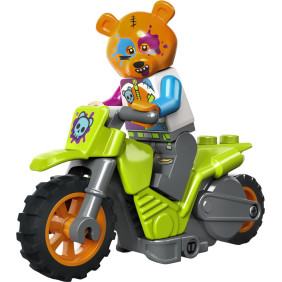 Medvěd a kaskadérská motorka