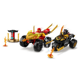 Kai a Ras v duelu auta s motorkou