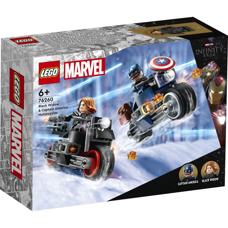 Black Widow a Captain America na motork&aacute;ch