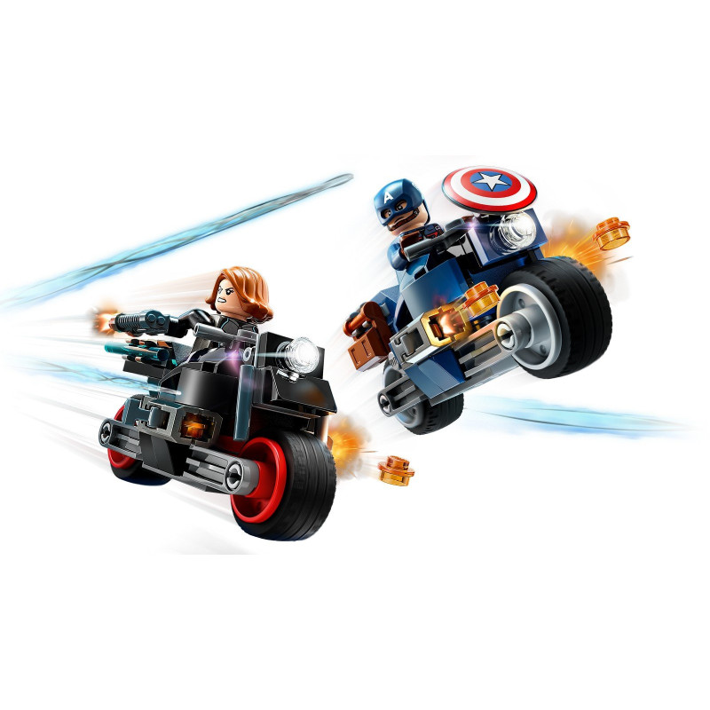 Black Widow a Captain America na motork&aacute;ch