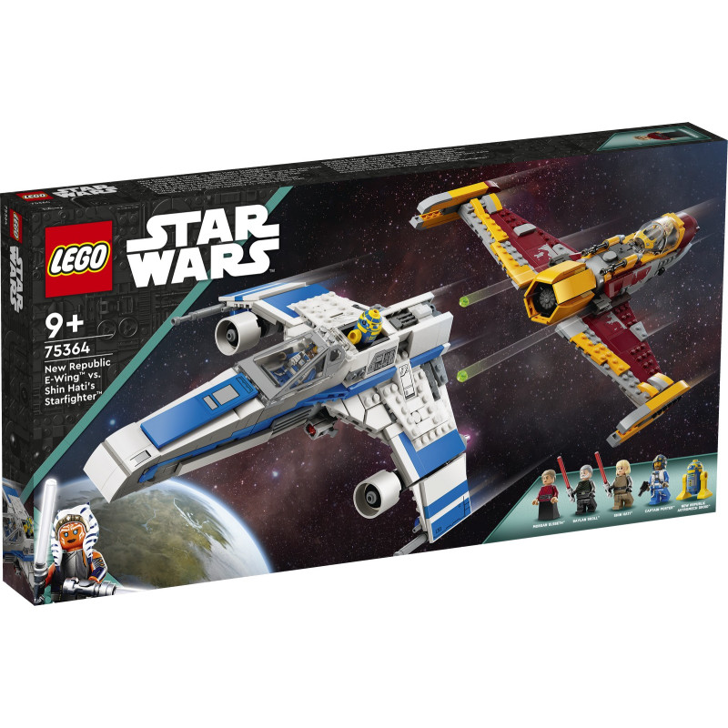 St&iacute;hačka E-wing&trade; Nov&eacute; republiky vs. st&iacute;hačka Shin Hati