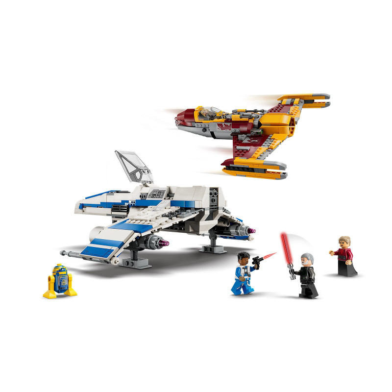 St&iacute;hačka E-wing&trade; Nov&eacute; republiky vs. st&iacute;hačka Shin Hati