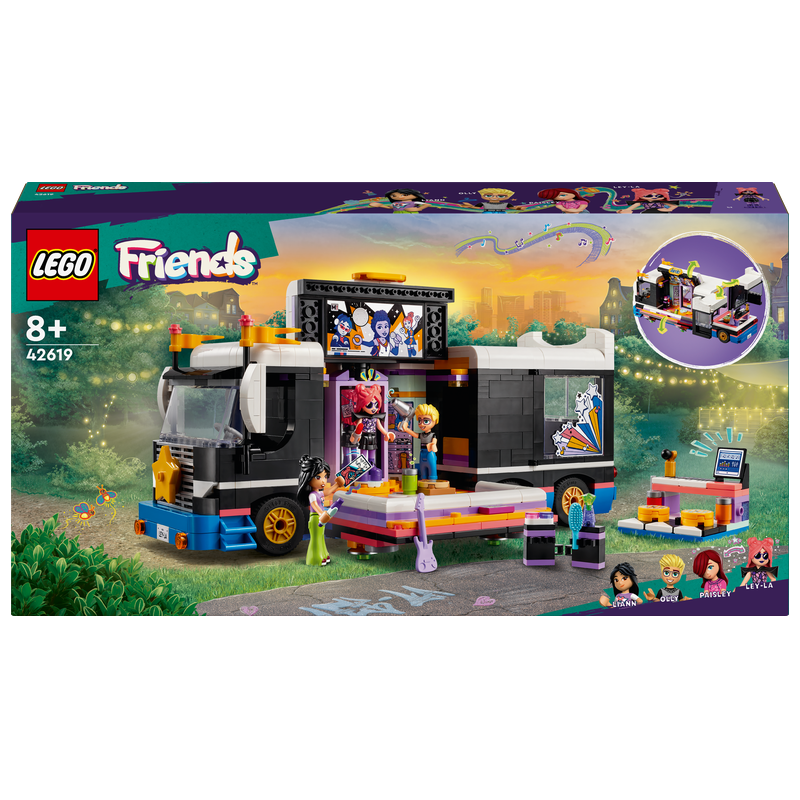 Autobus pro turn&eacute; popov&yacute;ch hvězd
