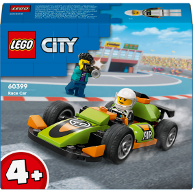 Zelené závodní auto