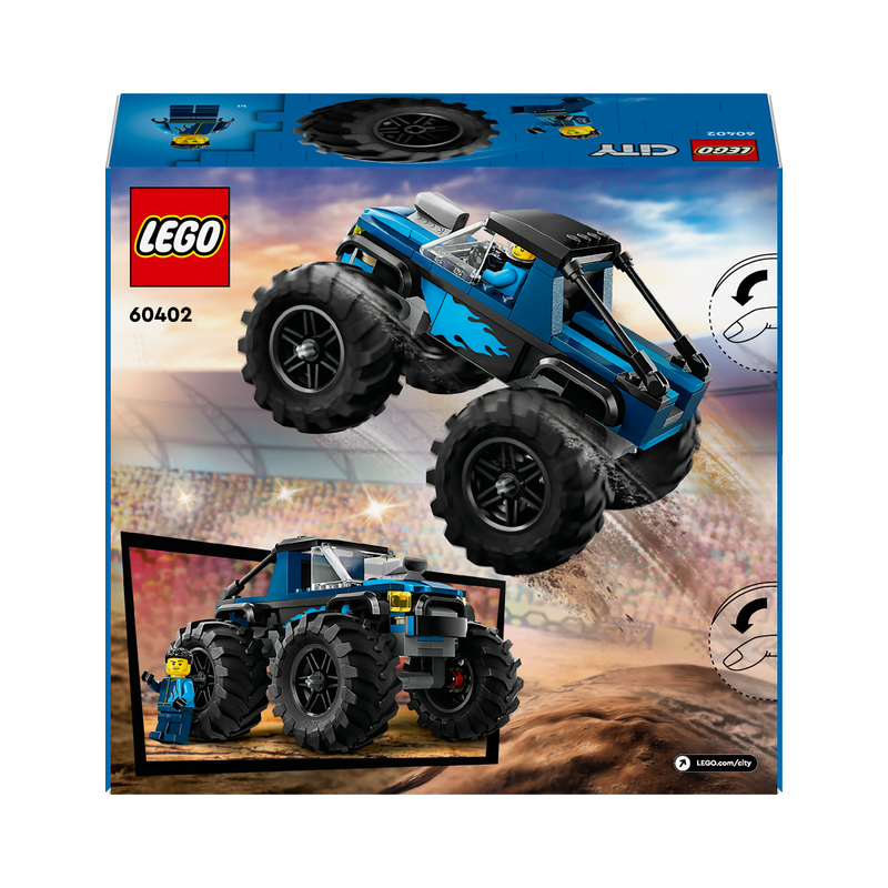 Modrý monster truck