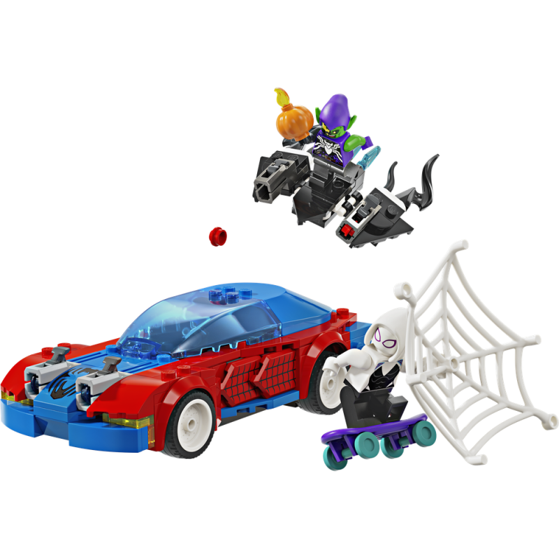 Spider-Manovo z&aacute;vodn&iacute; auto a Venom Zelen&yacute; goblin