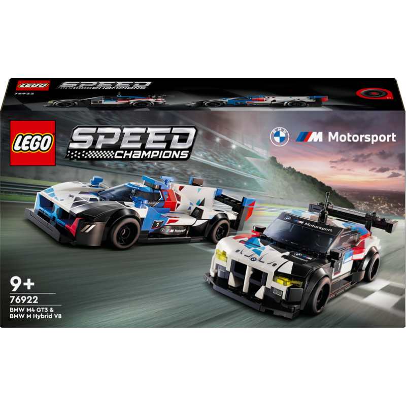 Závodní auta BMW M4 GT3 a BMW M Hybrid V8