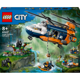 Helikopt&eacute;ra na průzkum džungle v z&aacute;kladn&iacute;m t&aacute;boře
