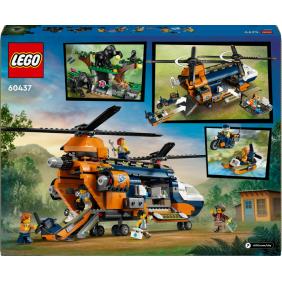 Helikopt&eacute;ra na průzkum džungle v z&aacute;kladn&iacute;m t&aacute;boře