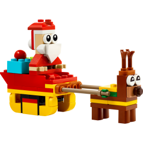 Santova jízda na saních...