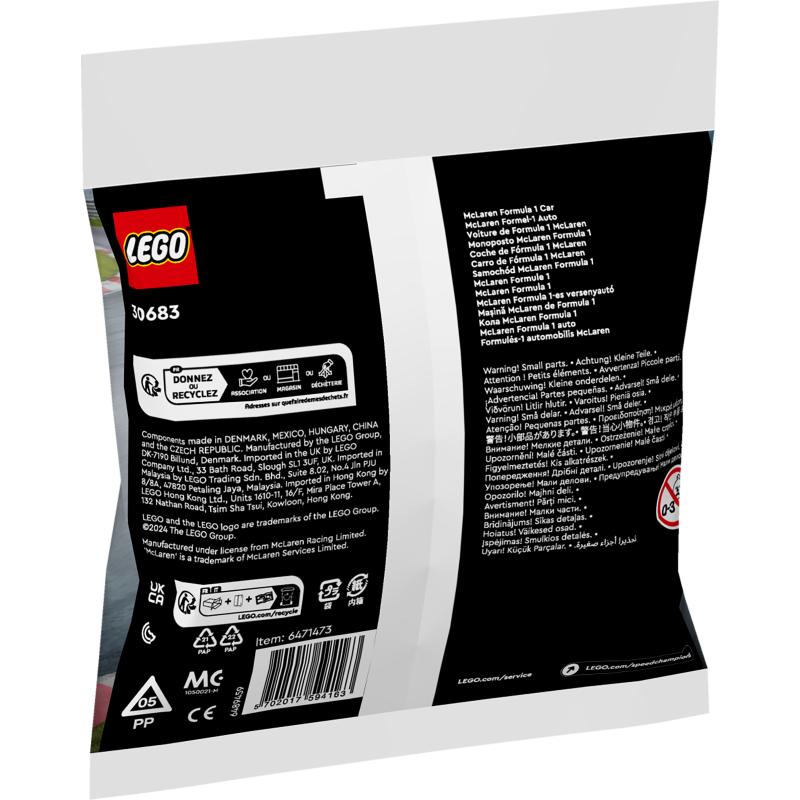 McLaren Formula 1 (polybag)