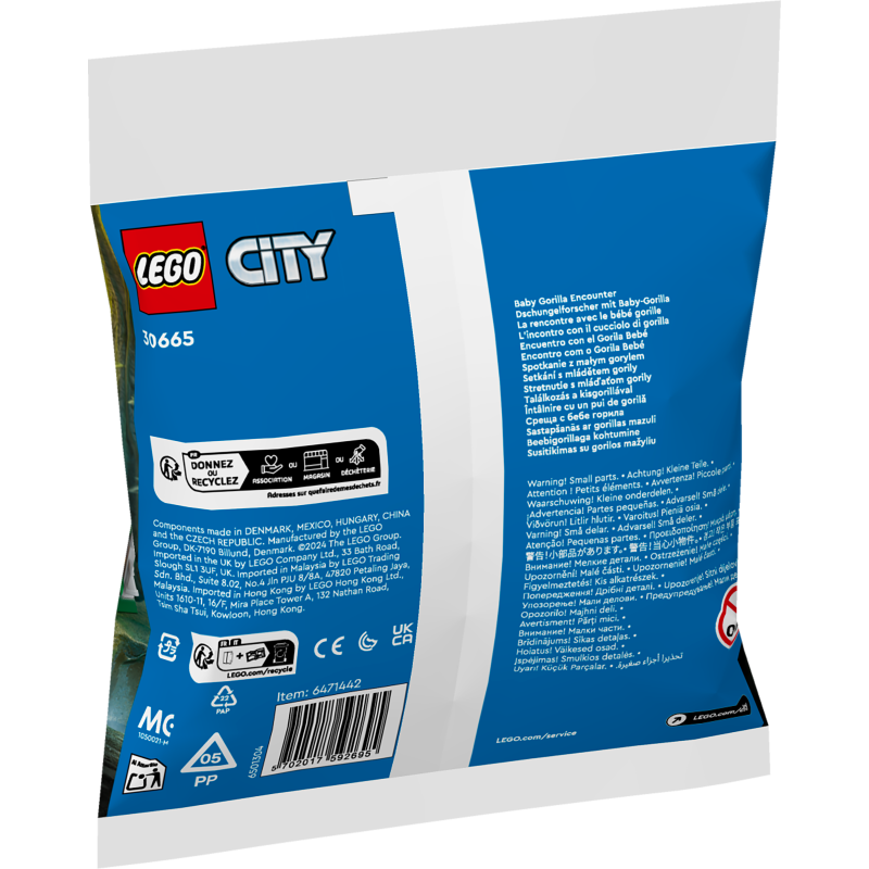 Setkání s mládětem gorily (polybag)