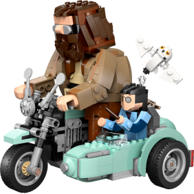 Hagrid&trade; a Harry na motorce