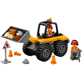 Žlutý kolový nakladač