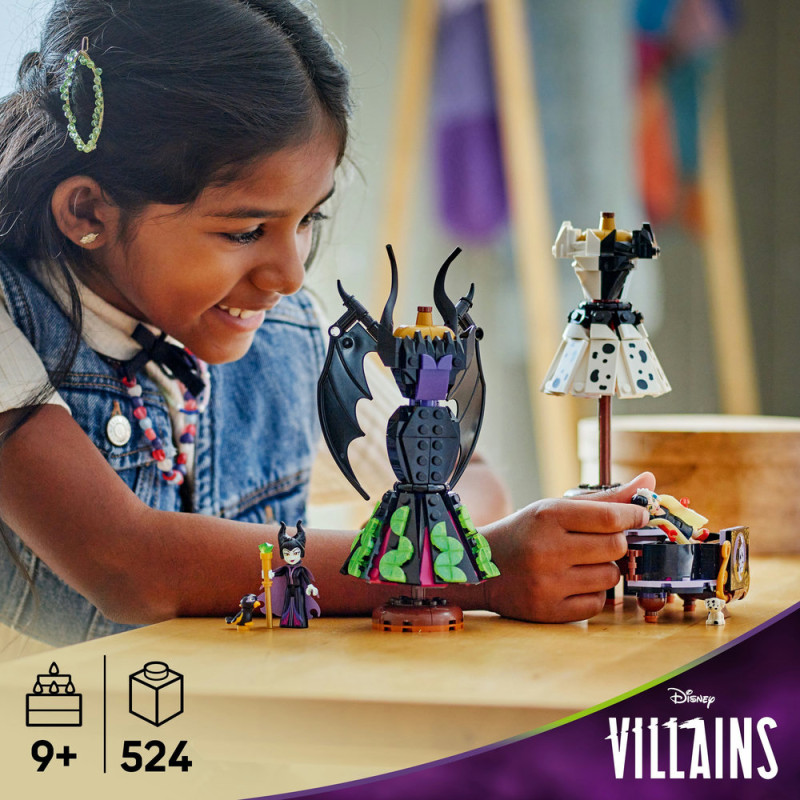 Šaty Zloby a Cruelly De Vil