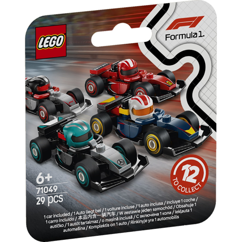 Z&aacute;vodn&iacute; auta F1&reg; - kompletn&iacute; s&eacute;rie (12 mini z&aacute;vodn&iacute;ch aut)