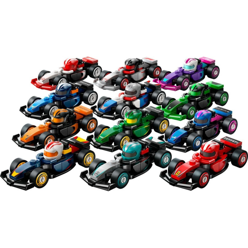 Závodní auta F1® - kompletní série (12 mini závodních aut)