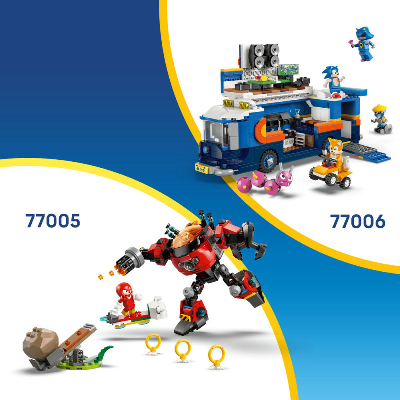 Knuckles vs. Dr. Eggman: Robotický oblek Egg Crusher