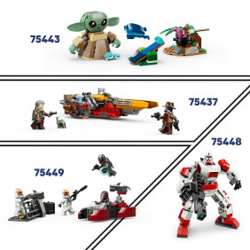 Mandalorian a Grogu a sp&iacute;drov&aacute; motorka