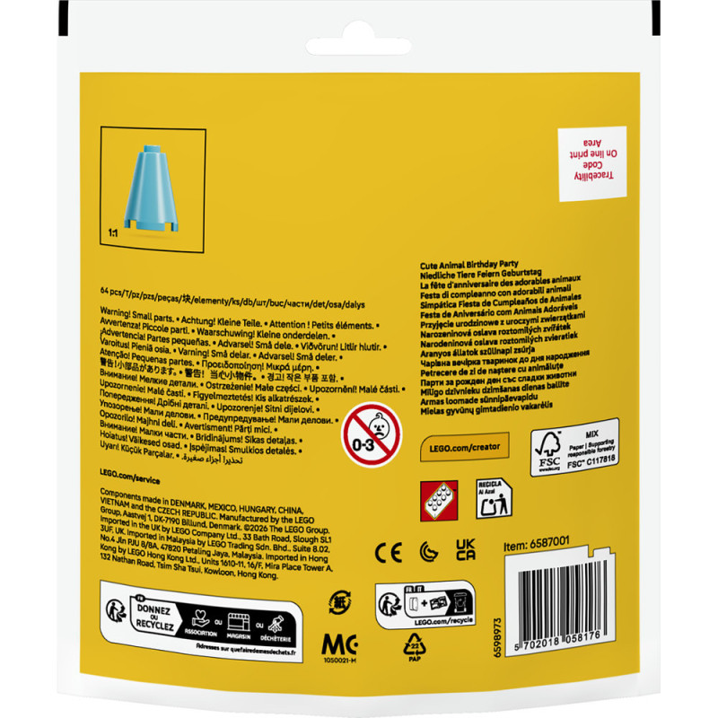 Narozeninov&aacute; oslava roztomil&yacute;ch zv&iacute;ř&aacute;tek (paperbag)