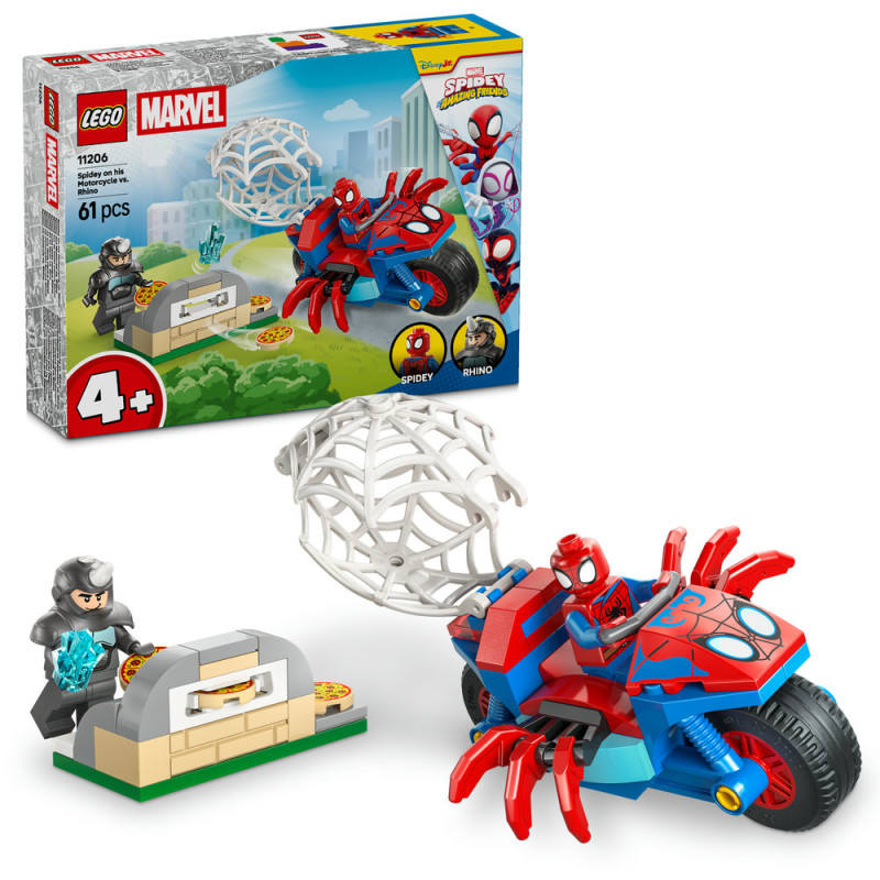 Spidey na motorce vs. Rhino