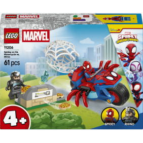 Spidey na motorce vs. Rhino