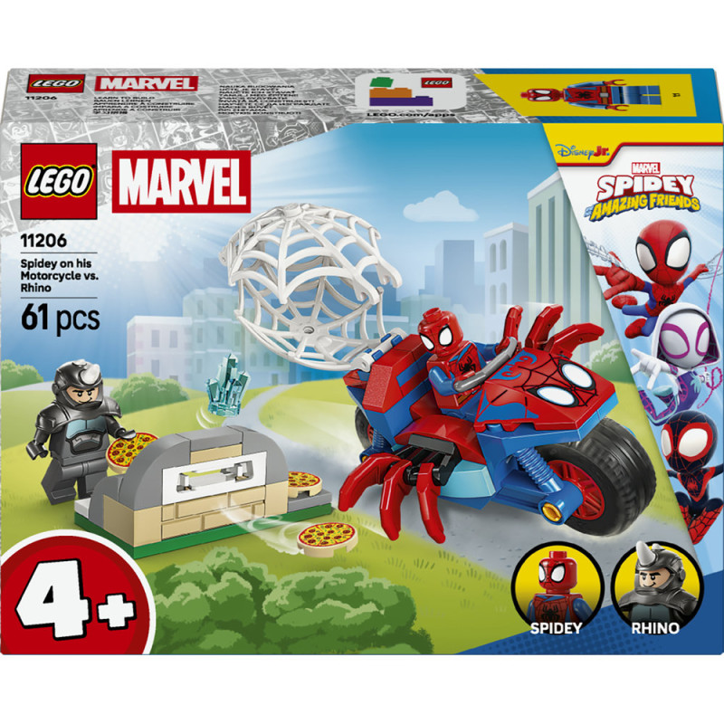 Spidey na motorce vs. Rhino