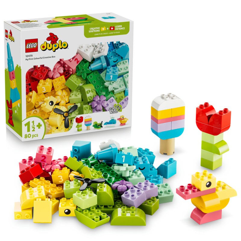 Barevný kreativní box s kostkami