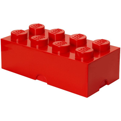 LEGO® Červená úložná kostka s 8 cvočky