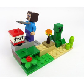 Steve and Creeper Set (polybag)