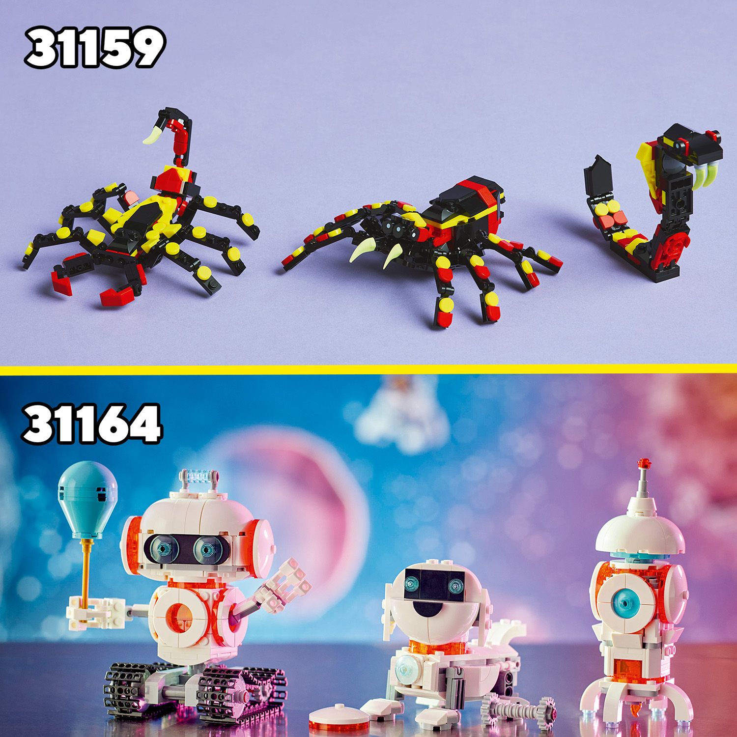Objevte další stavebnice LEGO® Creator 3 v 1