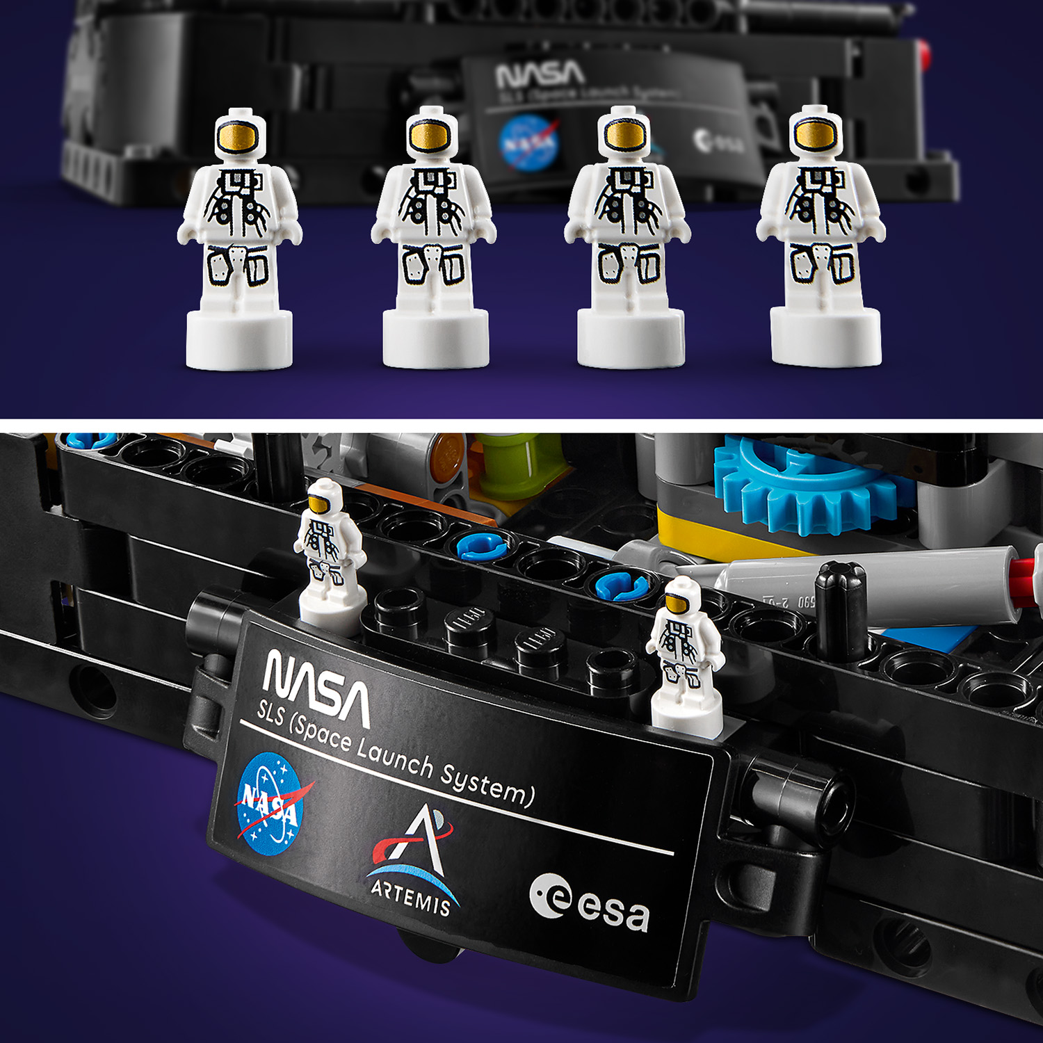4 nanofigurky astronautů
