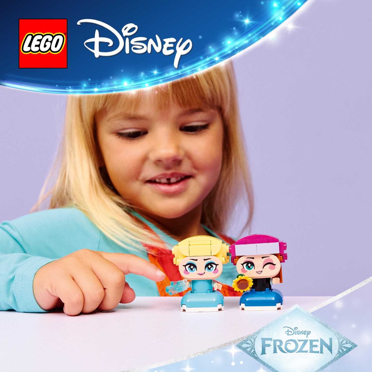 Mini postavičky z kostek z filmu Disney Ledov&eacute; kr&aacute;lovstv&iacute;