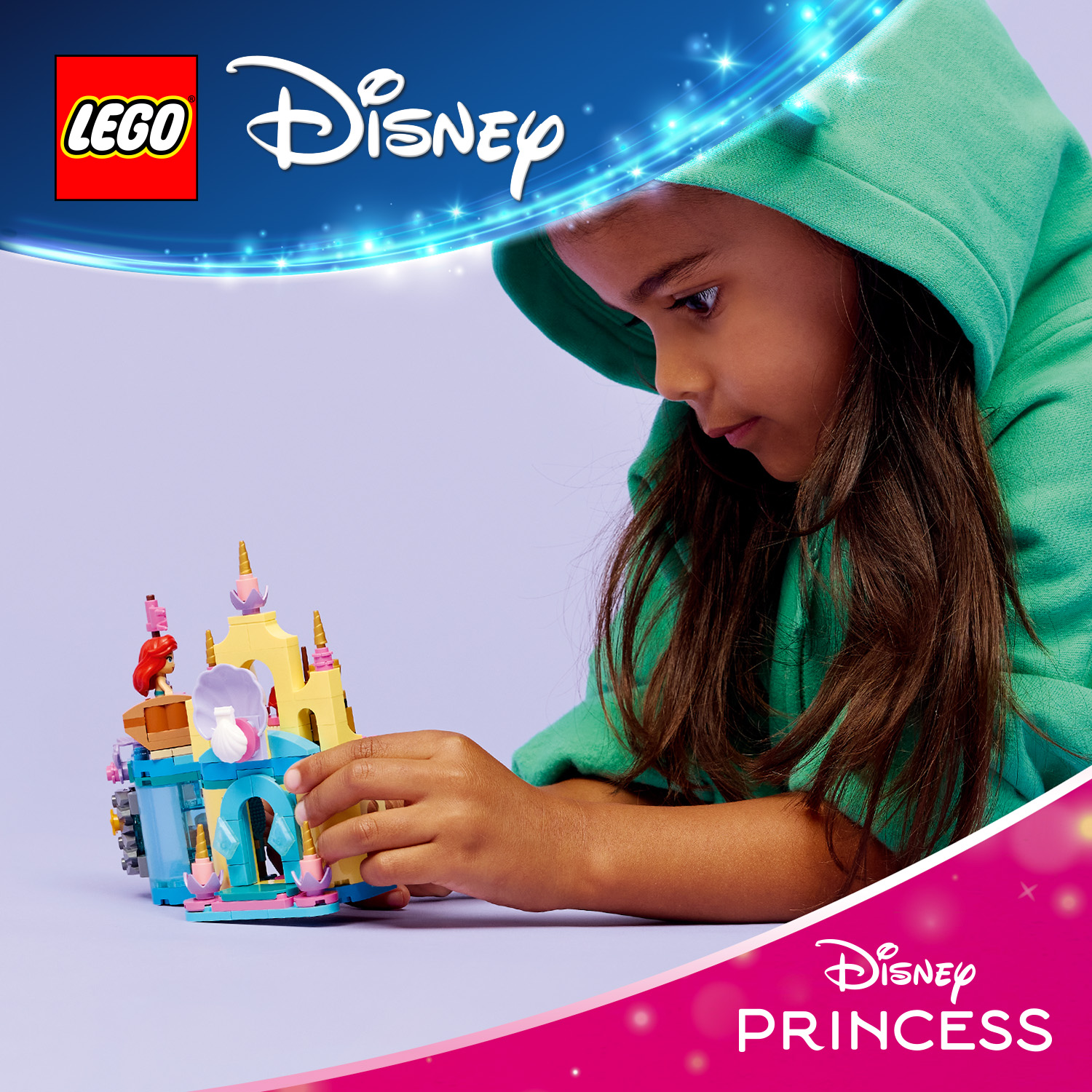Stavebnice s hradem a 3 postavami Disney