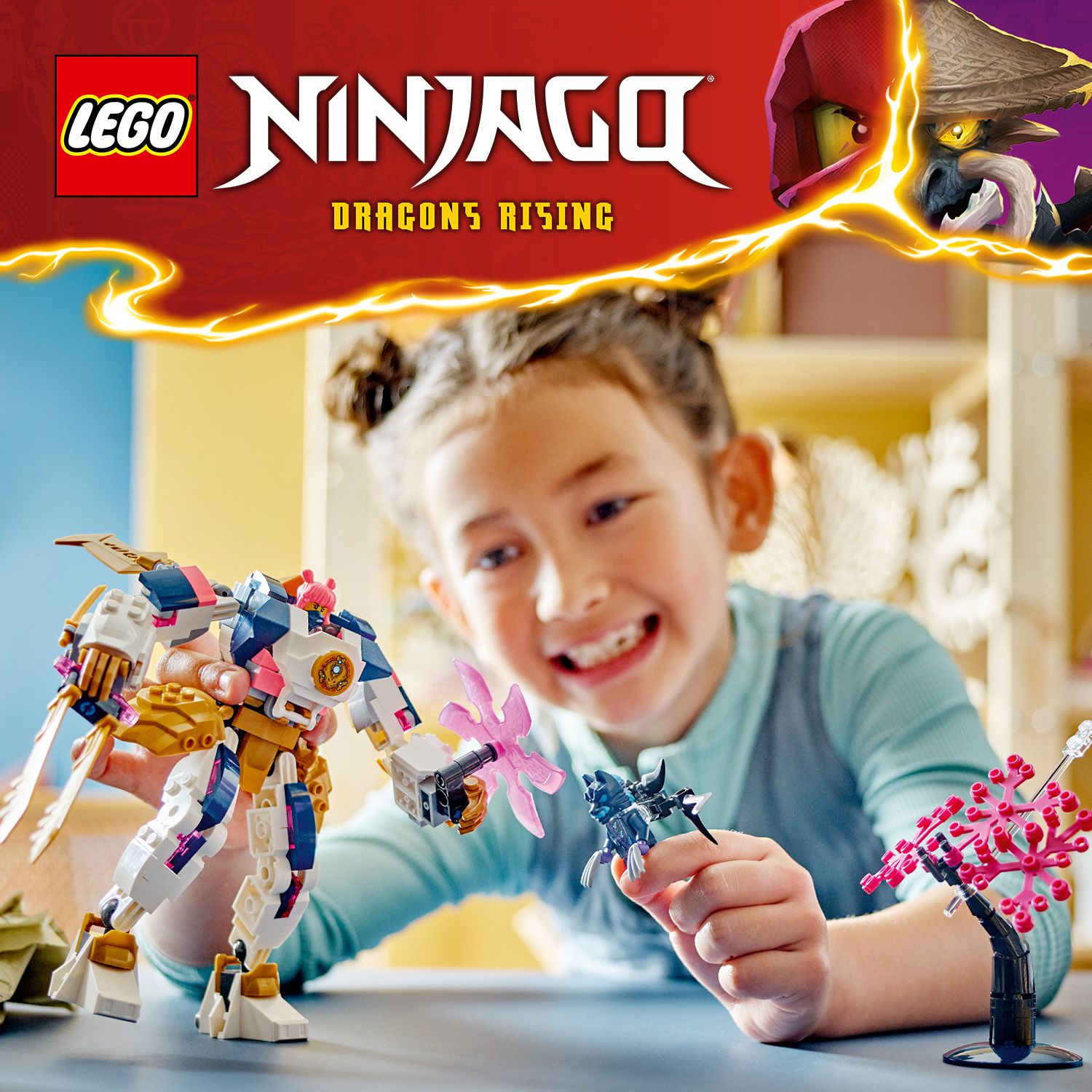 Parádní přizpůsobitelná stavebnice robota NINJAGO®