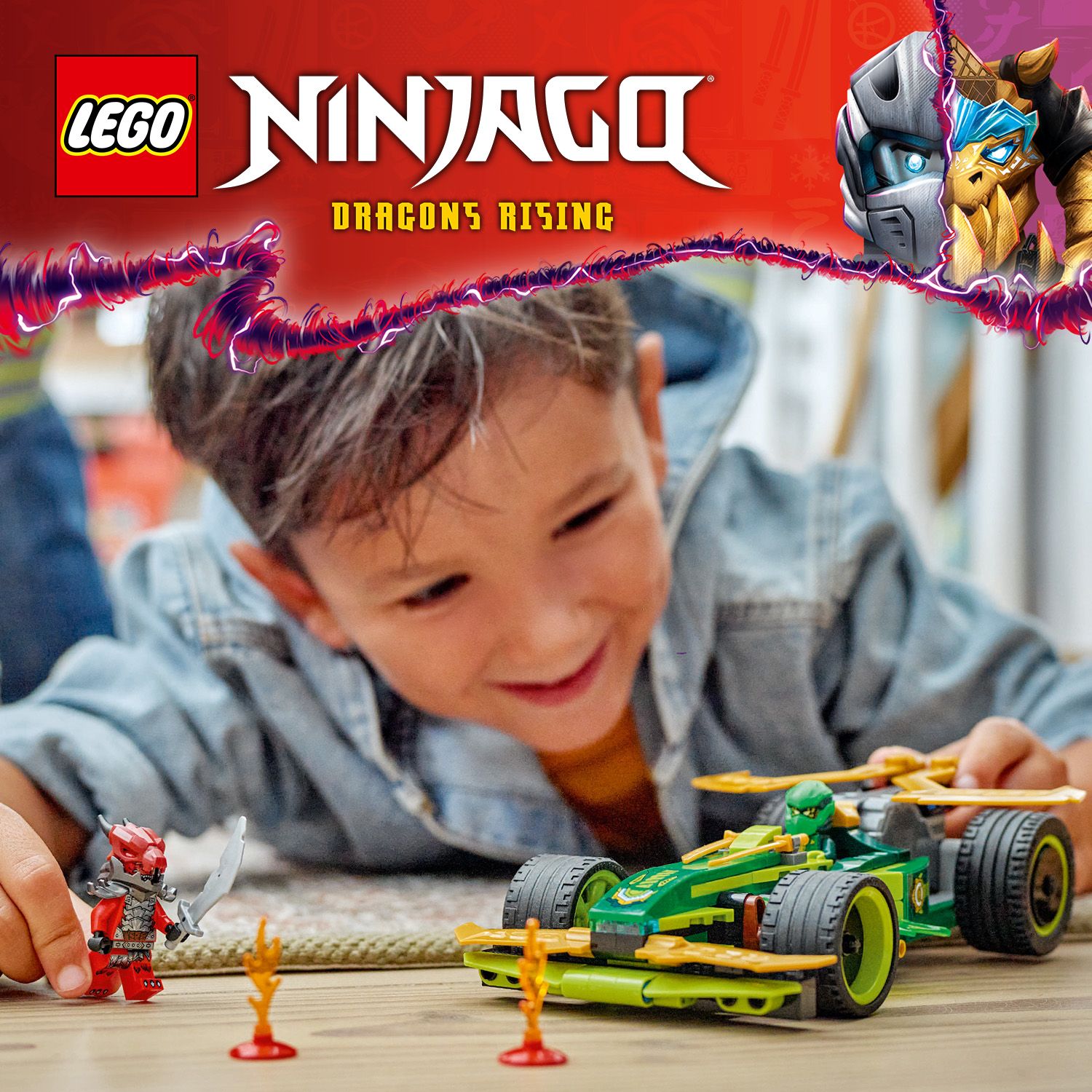 LEGO® NINJAGO® Lloydovo závodní auto s natahovacím motorem