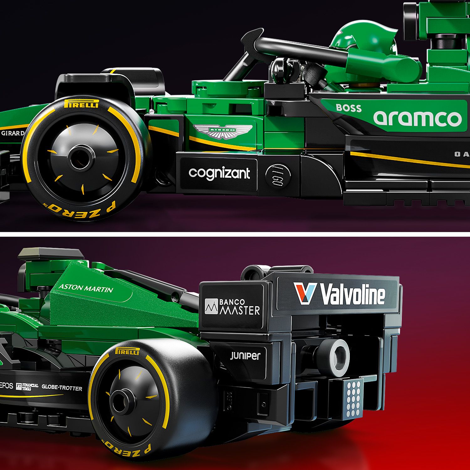 Autentické detaily Aston Martin Aramco F1®